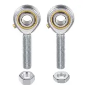 POSB5 5/16" Male Rod End Set - 2pcs of 5/16-24 Left & Right Thread with Jam Nut