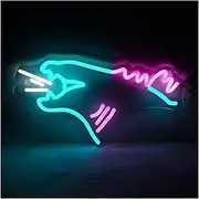 Sign Lamp Dinosaur Neon Sign Dimmable LED Light USB Powered for Bedroom Gaming Room Boys Room Wall Decor 43.18cm×22.86cm