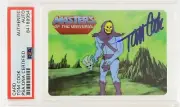 2019 Tom Cook Masters of the Universe Skeletor Signed Animation Cell Card (PSA)