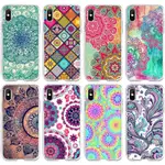 適用于IPHONE15手機殼軟殼曼陀羅花紋手機殼MANDALA PATTERN CASE