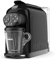 Lavazza, A Modo Mio Deséa Coffee Capsule Machine, with a Refined Glass Mug, Touch Interface, Sound Alerts, Automatic Shut-Off and Adjustable Grid, Dishwasher-Safe Components, 1500W, 220-240V, Black