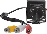12mm Focus Lens 600TVL 1/3 Inch CMOS HD Sensor DC 12V Mini Spy Hidden Camera Security Color CCTV Camera Support Video and Audio Output for Indoor Closed-Circuit Surveillance like Video