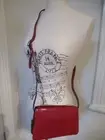 Cellini red small across body leather shoulder bag NWT buy4+ post free!