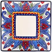 Retro Bright Color Ceramic Dinner Set, Hand-Painted Underglaze Color Plate Bowl Mug Combination, High Temperature Firing C