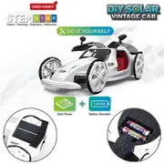 DIY Kits Solar Car Science Experiment Kids Educational Technology Physics Toys Self-assembled Electric Model Car Children Gift
