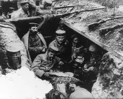 GERMAN WWI SOLDIERS IN TRENCHES 8x10 GLOSSY PHOTO PRINT