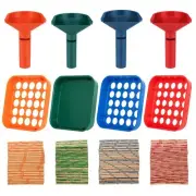 Coin Counters & Coin Sorters - 4 Color Coded Coin Sorting Tray and Coin Count...