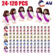24~120pcs Mini Jesus Figurine Easter Decorations, Tiny Baby Jesus Figurines BuCE