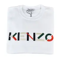 在飛比找momo購物網優惠-【KENZO】經典色彩logo設計套頭棉質長袖大學T(女裝/