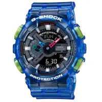 在飛比找momo購物網優惠-【CASIO 卡西歐】G-SHOCK 懷舊復古 電玩風格 半