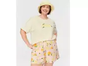 Peter Alexander Plus Women’s Citrus/Lemon PJ Set - Size 2+ - BNWT