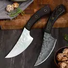 Boning Knife Cleaver Butcher Slicing Stainless Steel Wood Handle Kitchen Tool S