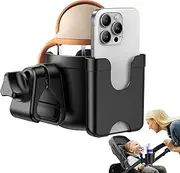 Cup Holder for Stroller - Drinking Stand for Pram | Stroller Bottle Holder Wheelchairs, Scooters, Toddler Carts