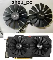 GPU Replacement Cooler cooling Fan For Asus Rog gtx 1050 1050ti RX 580 570