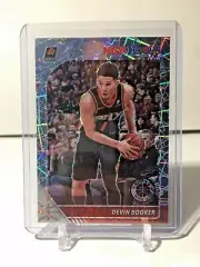 2019-20 NBA Hoops Premium Stock Devin Booker- LASER Prizm #67 Phoenix Suns SP