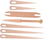 [Gogogmee] Knitting Tool Kit Australia Wooden Stick Set Weaving Needles Crochet Tools Wide-Eyed Knitting Supplies