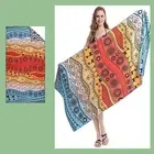 AUS - Large Beach Towel Microfiber Towels Sandless Quick Dry Lightweight Blanket