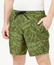 Volcom Shorts Manic Trunk Board Shorts Small Green