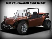 2015 Volkswagen Dune Buggy in Brown New Metal Sign: 12 x 16" Ships Free