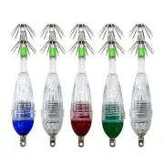 Fishing Octopus Cuttlefish Hook Light Baits Jigging Lures Outdoor Fishing Tackle