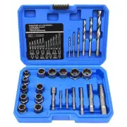 Screw Extractor Set, 26 Pieces Bolt Extractor Kit & Left Hand Drill Bit Kit, ...