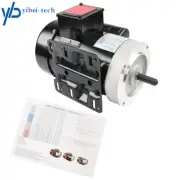 1 Phase 3450 RPM 60HZ 115V/230V General Electric Motor 2HP 56C Frame 5/8"Shaft