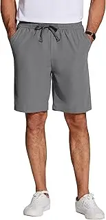 [COOFANDY] Men's Casual Drawstring Shorts Lightweight Elastic Waist Walking Shorts with Pockets