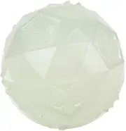 Ruff Play Glow Ball Dog Toy, White - Glow-in-The-Dark, Dog Teething Toy, Chew Toys, Aids Dogs Dental Health