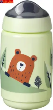 Sipper, Trainer Sippy Cup for Toddlers with INTELLIVALVE Leak and Shake-Proof Te