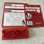 Dog Biscuit Cutter 15 Recipe Cards 4 Recipes Baking Treat Kit