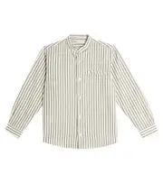 [La Coqueta] La Coqueta Tomas striped cotton and linen shirt Y 10 multicoloured