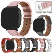 Band for Fitbit Versa 4/Fitbit Sense Genuine Leather Strap Wristband Replacement