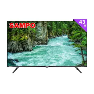 【SAMPO 聲寶】43型4K低藍光HDR智慧聯網顯示器(EM-43JC230福利品)