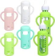 4 Pack Silicone Sleeves for Dr. Brown'S Glass Bottles 4OZ - anti Breakage Bab...