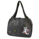 New Chala Bowling Zip Tote shoulder Large Bag BLACK Coin Purse HOCKEY gift Vegan