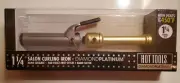Hot Tools Diamond Platinum Salon Curling Iron 1 1/4" Nano Ceramic Silver