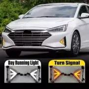 LED DRL Daytime Running Fog Light Lamps Fit For Hyundai Elantra 2019-2020