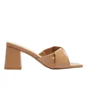 [Ravella] Skye Sandals in Camel Smooth