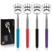 (4-Pack) Portable Extendable Telescopic Bear Claws Metal Back Scratchers/Hand...