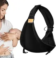 Baby Carrying Sling - Widened Comfort Newborn Sling with Buckle and Safety Rope,Adjustable Strap, Baby Supplies, Hands-Free Padded Support Carrying Strap for Outdoor