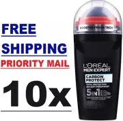 10x L'oreal Men Expert XXL Roll ON CARBON PROTECT 5 in 1 Deodorant