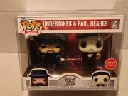 Pop WWE 2 Pack UNDERTAKER and PAUL BEARER w/ WM 9 Pin Exclusive NIB + PROTECTOR