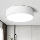 Dimmable LED White Flush Mount Ceiling Light Fixture,Modern Round Hallway Lig...