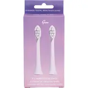 Gem Electric Toothbrush Replacement Heads Rose 2 Pack