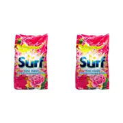 2PK Surf Stain Removal Deep Clean Laundry Detergent Powder 5kg Rose Fresh