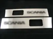2 x Stainless Steel Foot-board Step Door Decoration Plates for L series Trucks