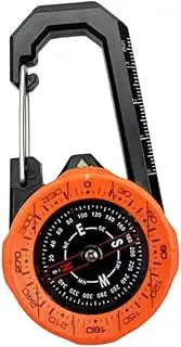 Aymzbd Hiking Compass Accurate Luminous Pocket Compass Outdoor Tool with Carabiner for Camping Outdoor Sports Mountaineering V
