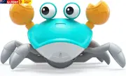 Crawling Crab Baby Toy, Infant Electronic Light up Toys with Music and Light, Cr