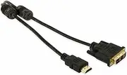 HDSupply High-Speed HDMI Cable with Ethernet, HDMI-A Plug (19-pin) to HDMI-A Plug (19-pin), Double-Shielded, Gold-Plated Contacts