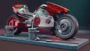 1/10 Motorbike CT-3X 3D Printing Garage Kit Model Kit Unpainted Unassemble GK